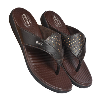 Unisoft Women's Slippers Premium Soft Orthopedic Slip on Summer Casual Slippers Lightweight Medium Arch USL 461 305