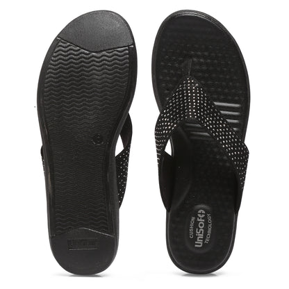 Unisoft Women's Slippers Premium Soft Orthopedic Slip on Summer Casual Slippers Lightweight Medium Arch USL 461 306