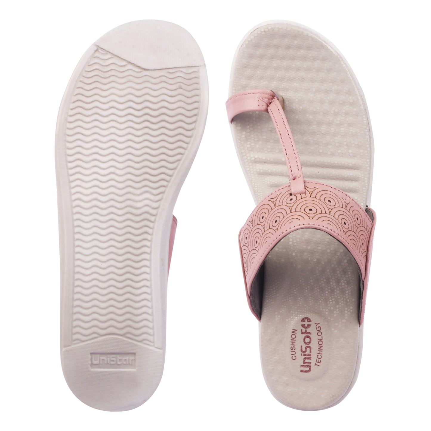 Unisoft Women's Slippers Premium Soft Orthopedic Slip on Summer Casual Slippers Lightweight Medium Arch USL 461 308