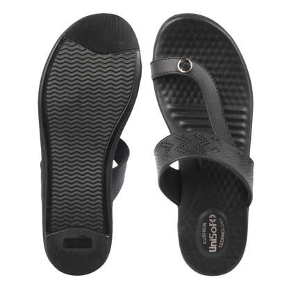 Unisoft Women's Slippers Premium Soft Orthopedic Slip on Summer Casual Slippers Lightweight Medium Arch USL 461 310