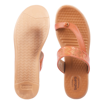 Unisoft Women's Slippers Premium Soft Orthopedic Slip on Summer Casual Slippers Lightweight Medium Arch USL 461 310