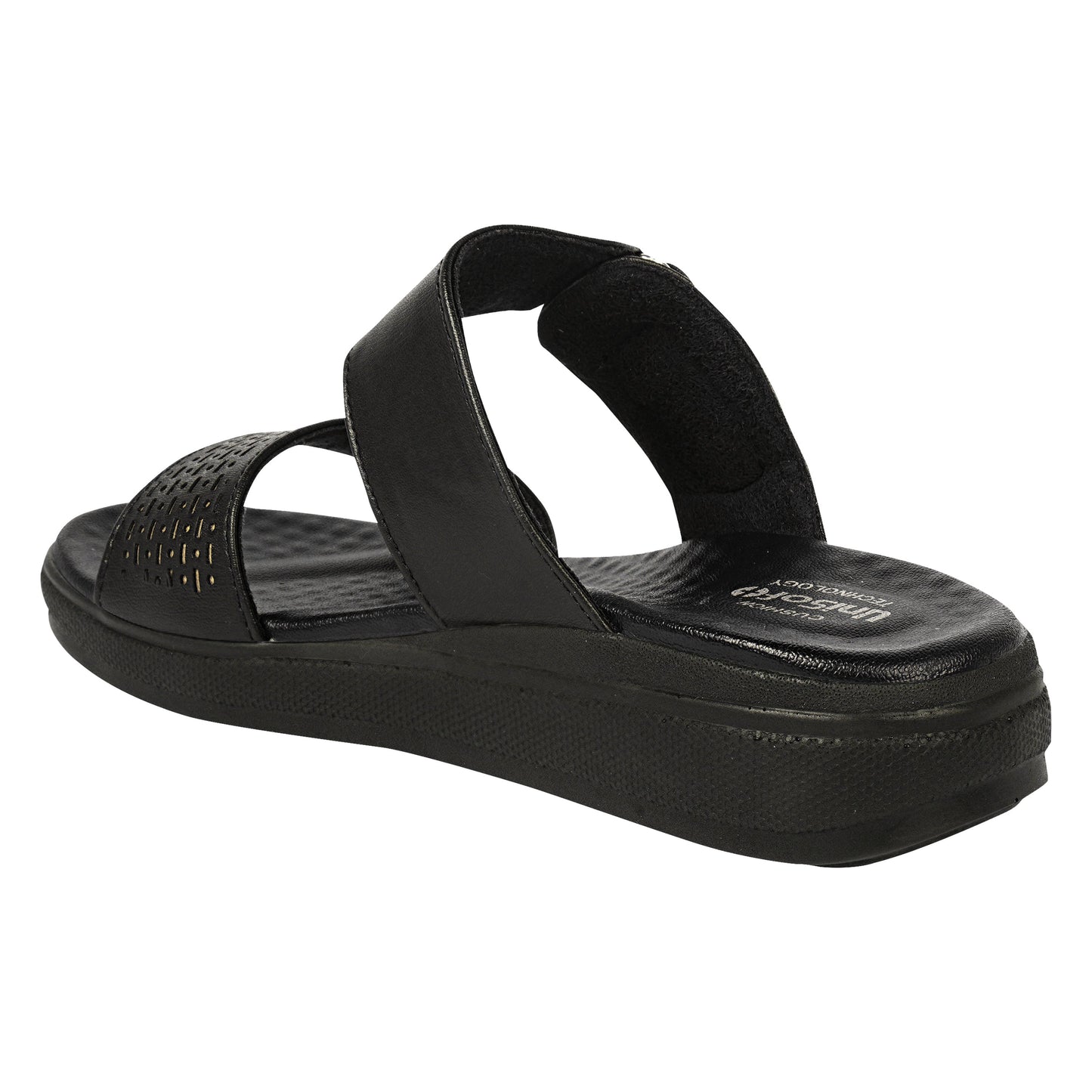 Unisoft Women's Sandals | Premium Soft Orthopedic Slip-on Summer Casual Slippers | Lightweight, Medium Arch-USL_462_403