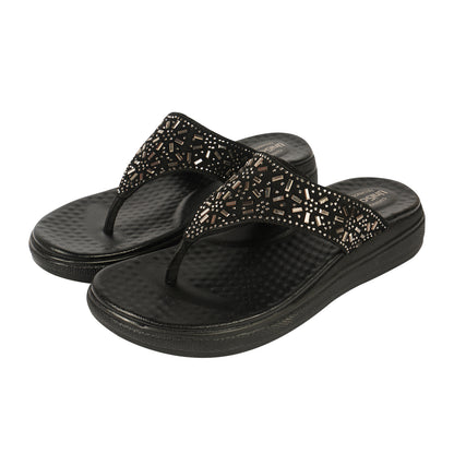 Unisoft Women's Slippers Premium Soft Orthopedic Slip on Summer Casual Slippers Lightweight Medium Arch USL 462 404