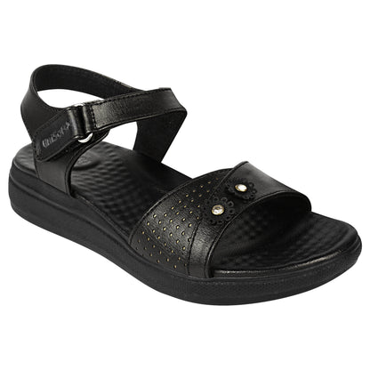 Unisoft Women's Sandals | Premium Soft Orthopedic Slip-on Summer Casual Slippers | Lightweight, Medium Arch-USL_462_407