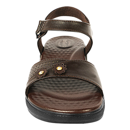 Unisoft Women's Sandals | Premium Soft Orthopedic Slip-on Summer Casual Slippers | Lightweight, Medium Arch-USL_462_407