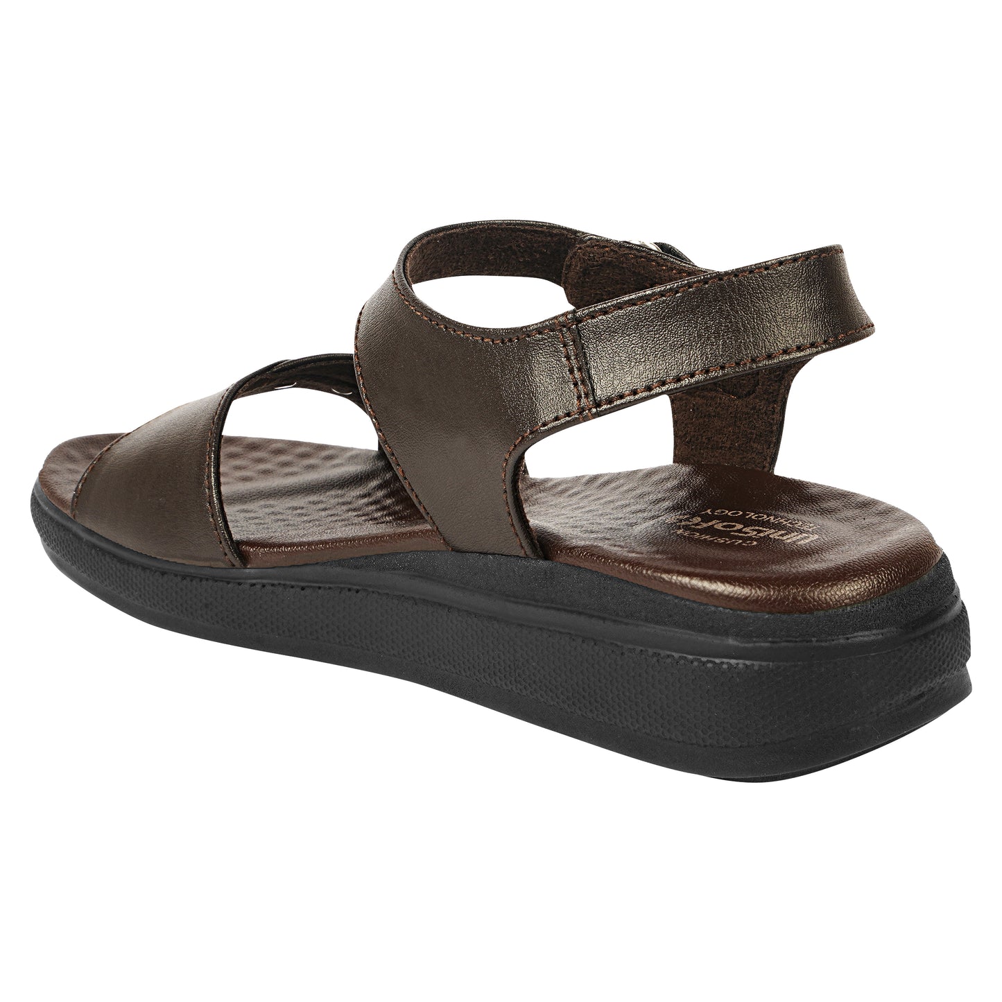 Unisoft Women's Sandals | Premium Soft Orthopedic Slip-on Summer Casual Slippers | Lightweight, Medium Arch-USL_462_407