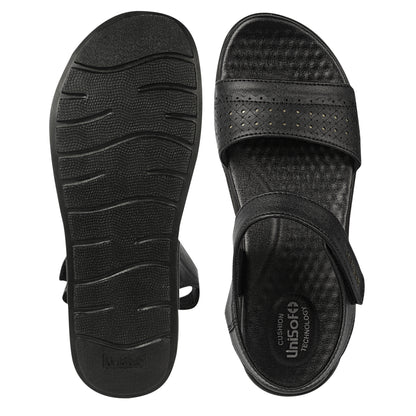 Unisoft Women's Sandals | Premium Soft Orthopedic Slip-on Summer Casual Slippers | Lightweight, Medium Arch-USL_462_408