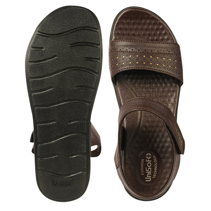Unisoft Women's Sandals | Premium Soft Orthopedic Slip-on Summer Casual Slippers | Lightweight, Medium Arch-USL_462_408