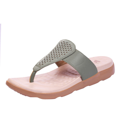Unisoft Women's Slippers Premium Soft Orthopedic Slip on Summer Casual Slippers Lightweight Medium Arch USL US 2001