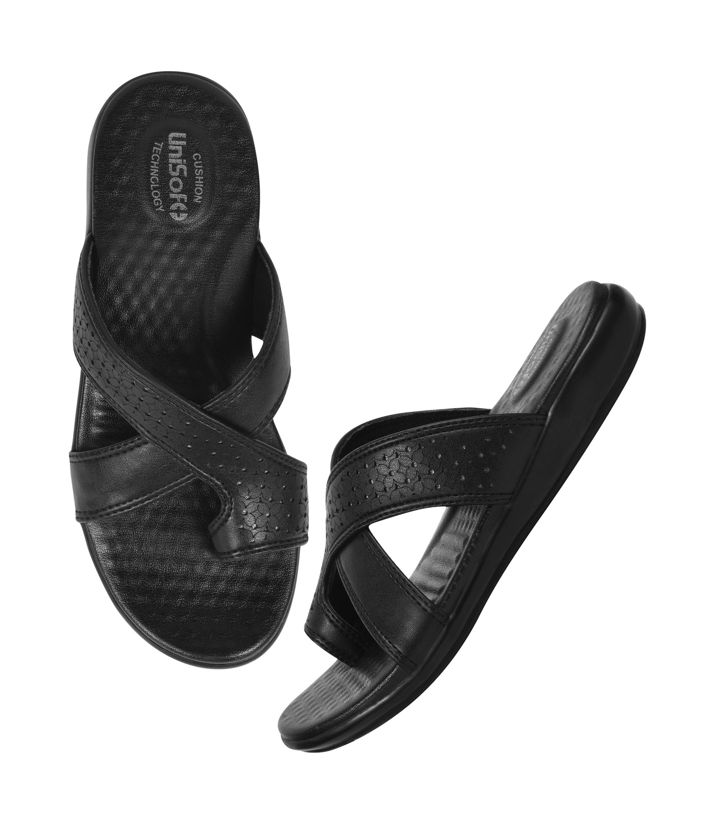 Unisoft Women's Slippers Premium Soft Orthopedic Slip on Summer Casual Slippers Lightweight Medium Arch USL US 3003
