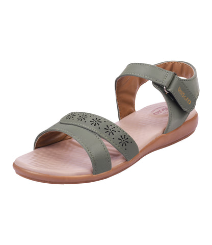 Unisoft Women's Sandals | Premium Soft Orthopedic Slip-on Summer Casual Slippers | Lightweight, Medium Arch-USL_US_3004