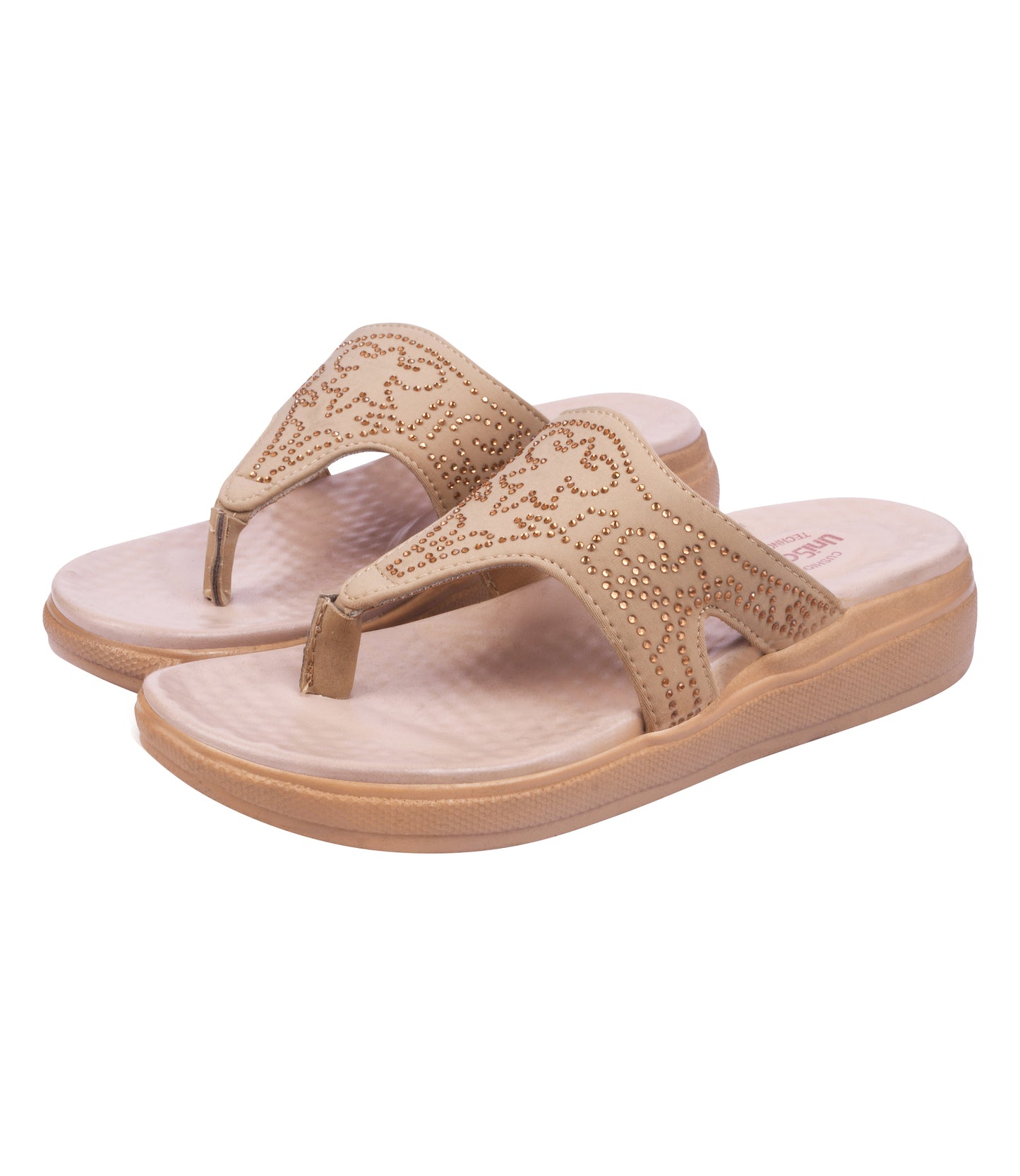 Unisoft Women's Slippers Premium Soft Orthopedic Slip on Summer Casual Slippers Lightweight Medium Arch USL US 4001