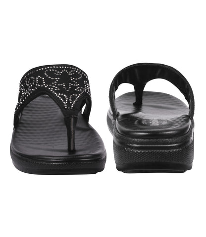 Unisoft Women's Slippers Premium Soft Orthopedic Slip on Summer Casual Slippers Lightweight Medium Arch USL US 4001