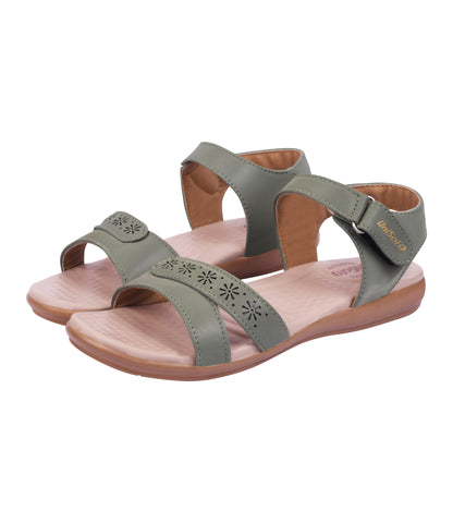Unisoft Women's Sandals | Premium Soft Orthopedic Slip-on Summer Casual Slippers | Lightweight, Medium Arch-USL_US_3004
