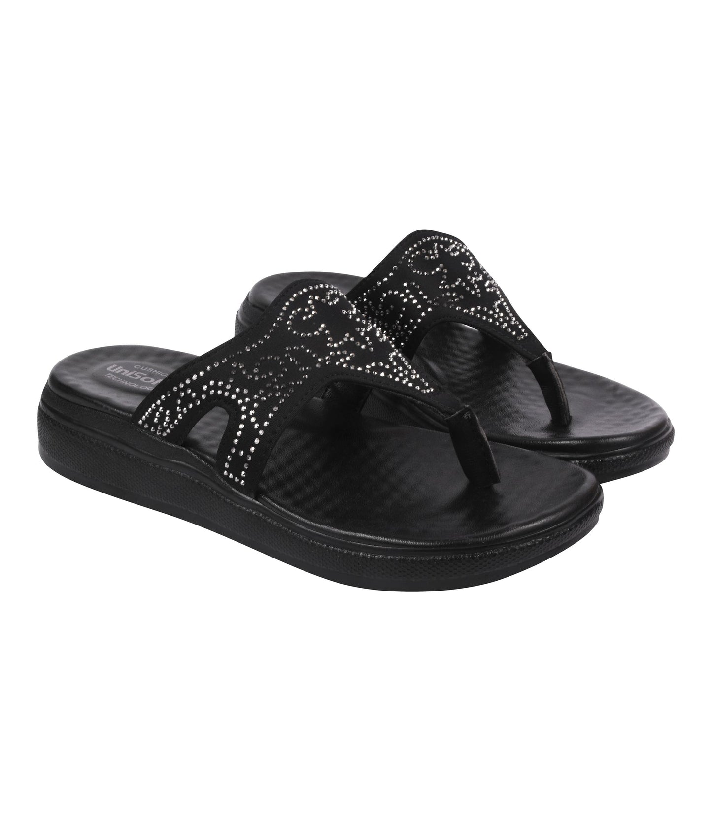 Unisoft Women's Slippers Premium Soft Orthopedic Slip on Summer Casual Slippers Lightweight Medium Arch USL US 4001